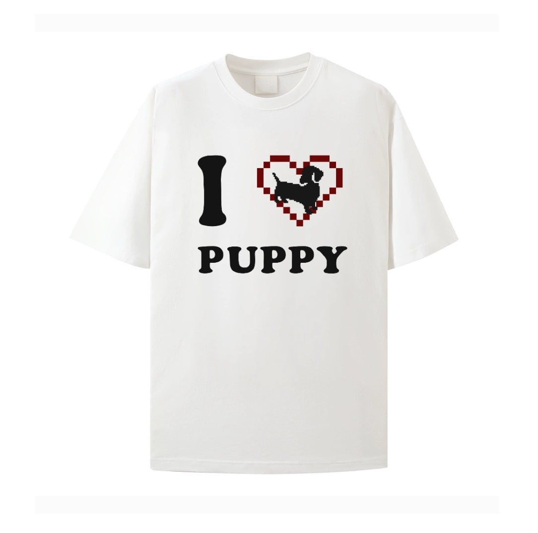 Fun Love Puppy Slogan T-Shirt