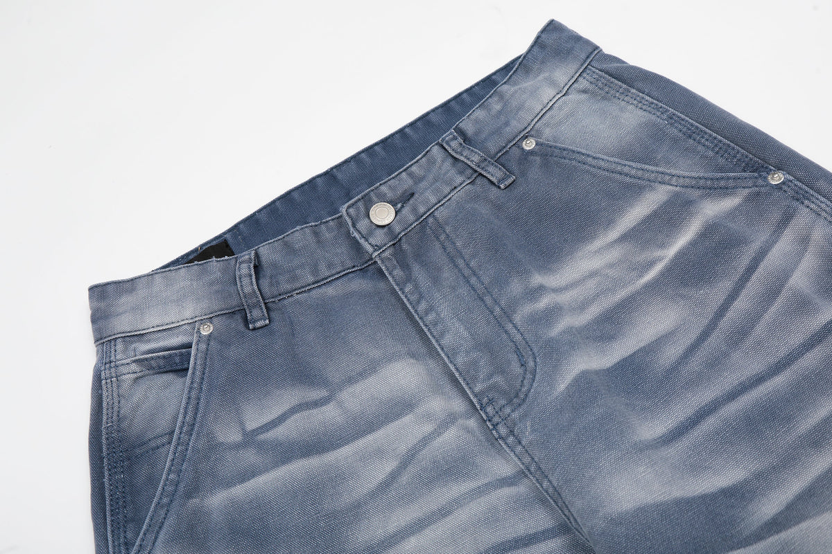 Madxmarx Jeans aus Denim mit gewaschenem Knittereffekt