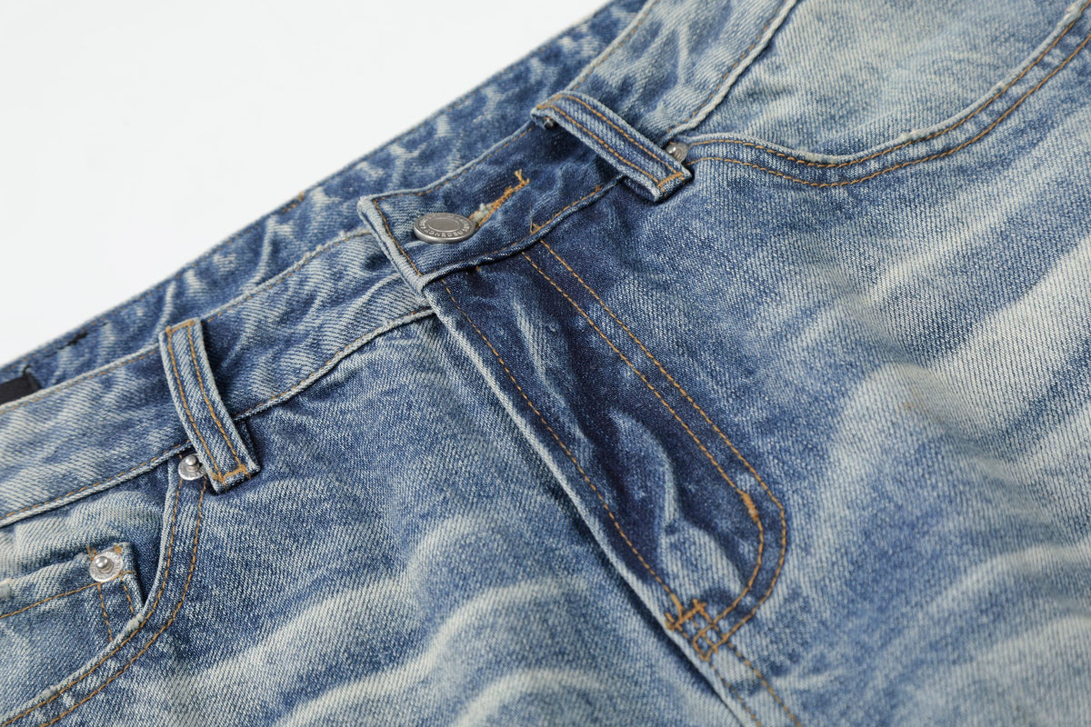 Madxmarx Light Wash Wide-Leg Jeans