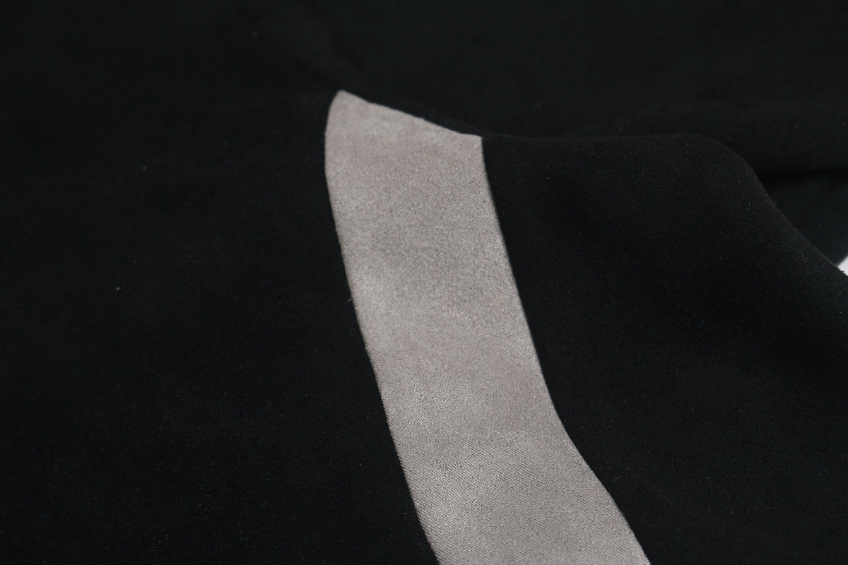 Madxmarx Contrast Panel Washed Long Sleeve Tee