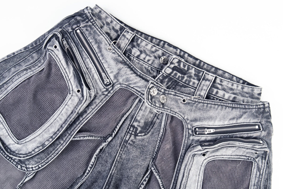 Madxmarx Convertible Utility Baggy Jeans