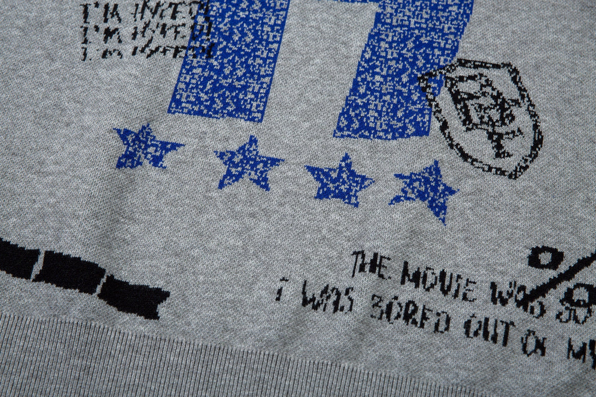 Madxmarx “NORTH17” Graphic Knit Sweater