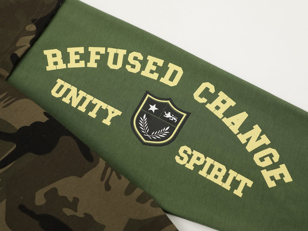 Madxmarx Layered Camo Long Sleeve Tee