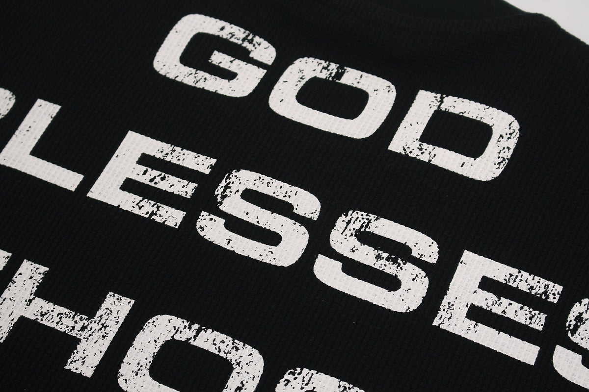 Madxmarx Cross Typography Graphic Tee