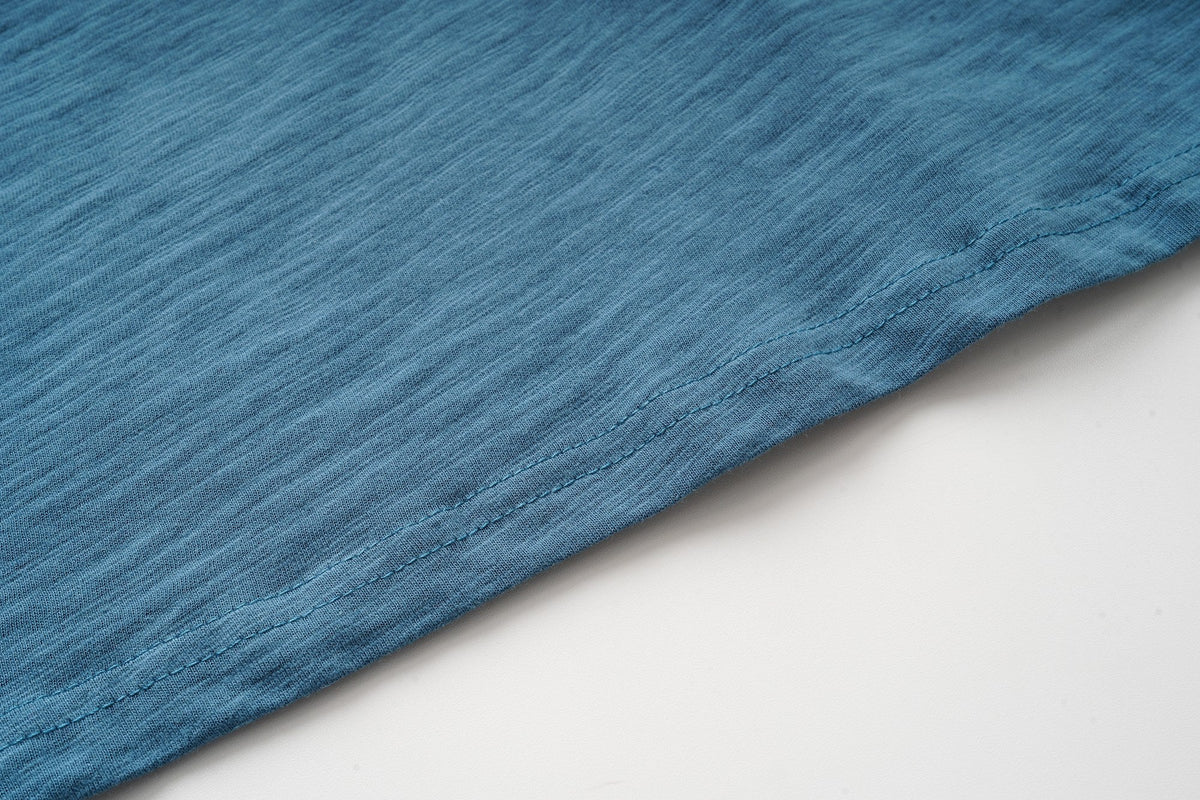 Madxmarx Graphic Henley Long Sleeve Tee