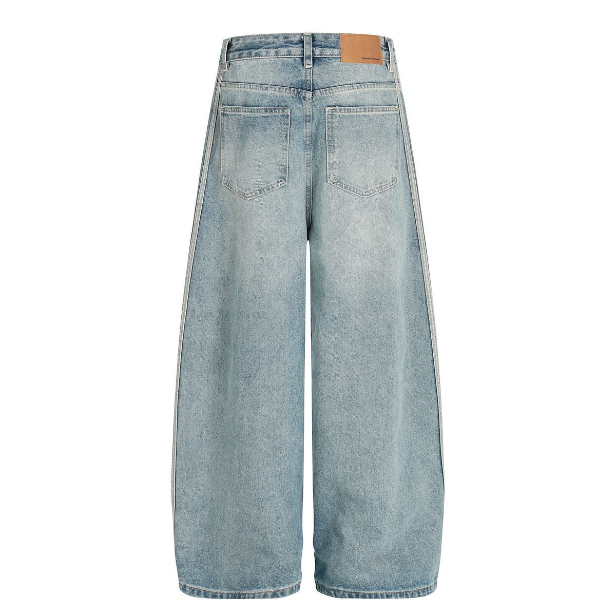 Jean coupe tonneau délavé clair Madxmarx