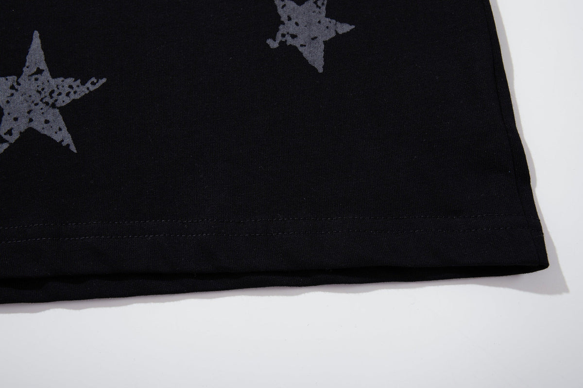 Madxmarx Star Graphic Raglan Long Sleeve