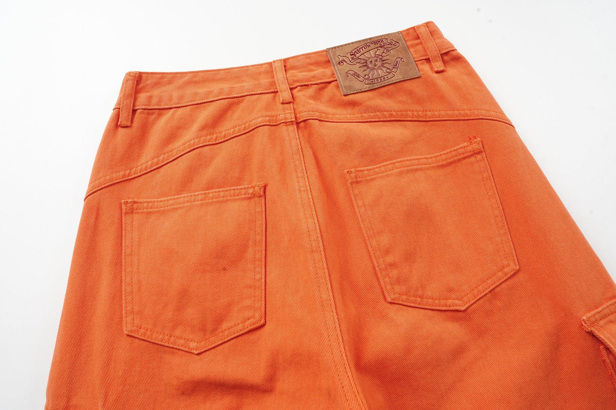 Madxmarx Utility Cargo Wide-Leg Pants