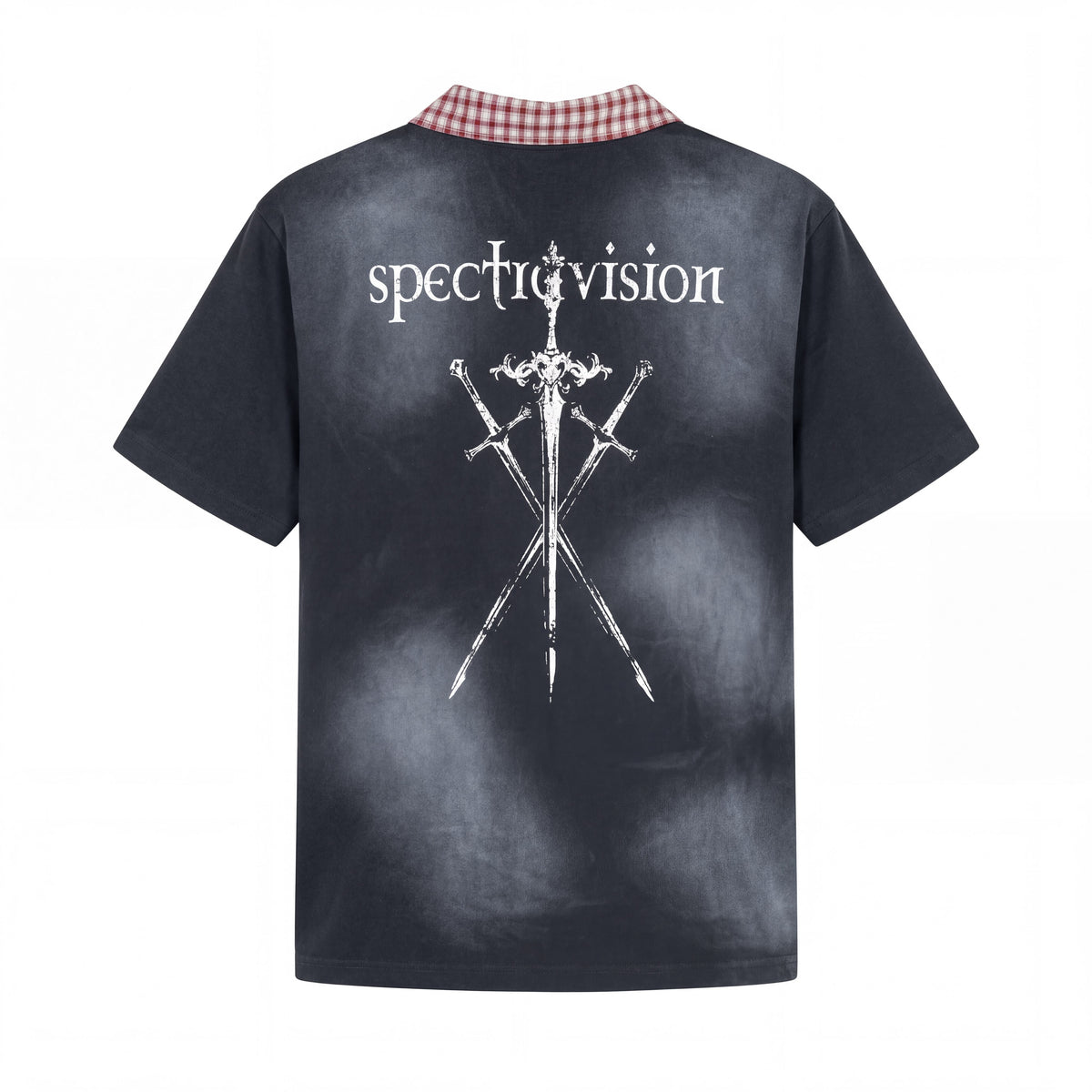Madxmarx “Grunge Star Zip Polo Tee”