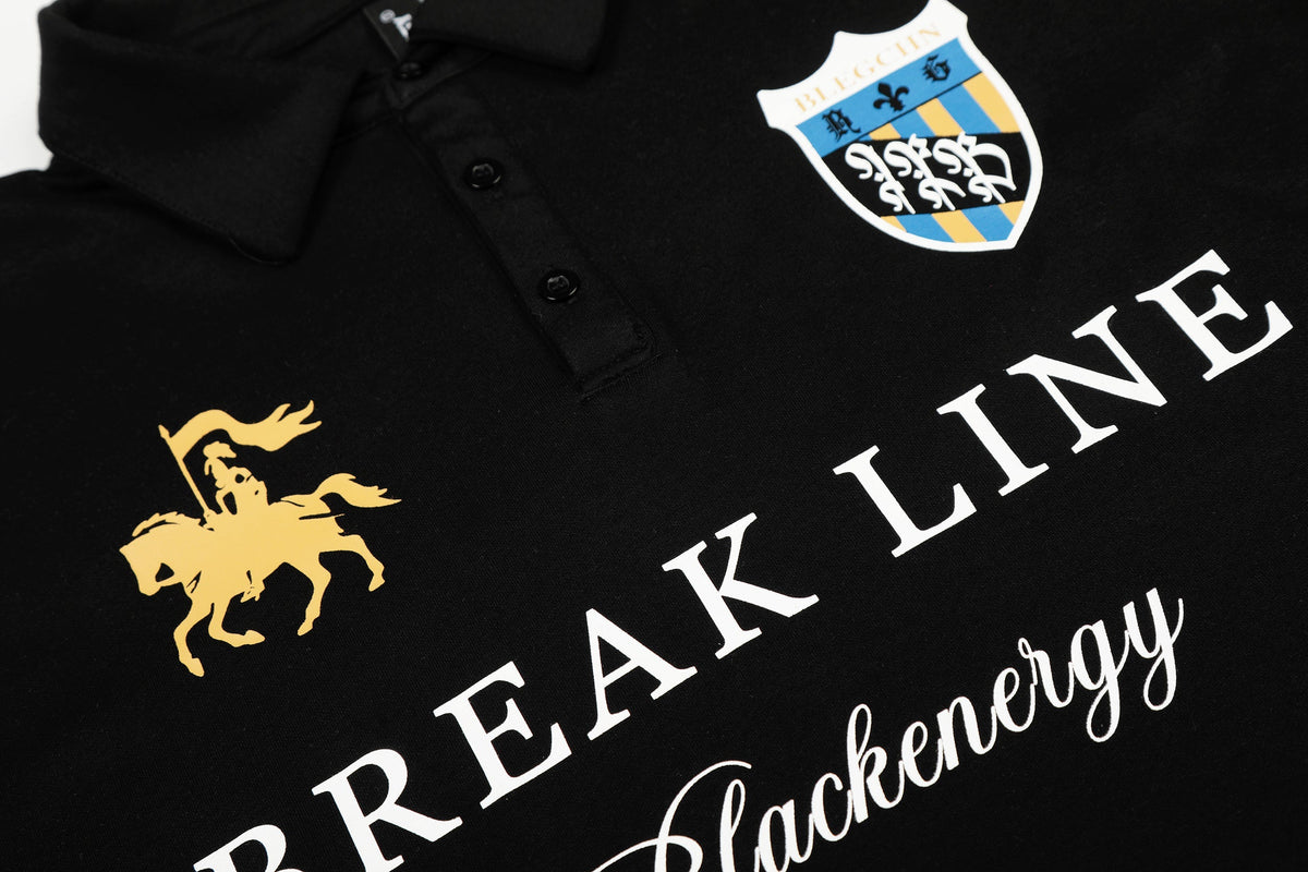 Madxmarx Break Line Graphic Polo