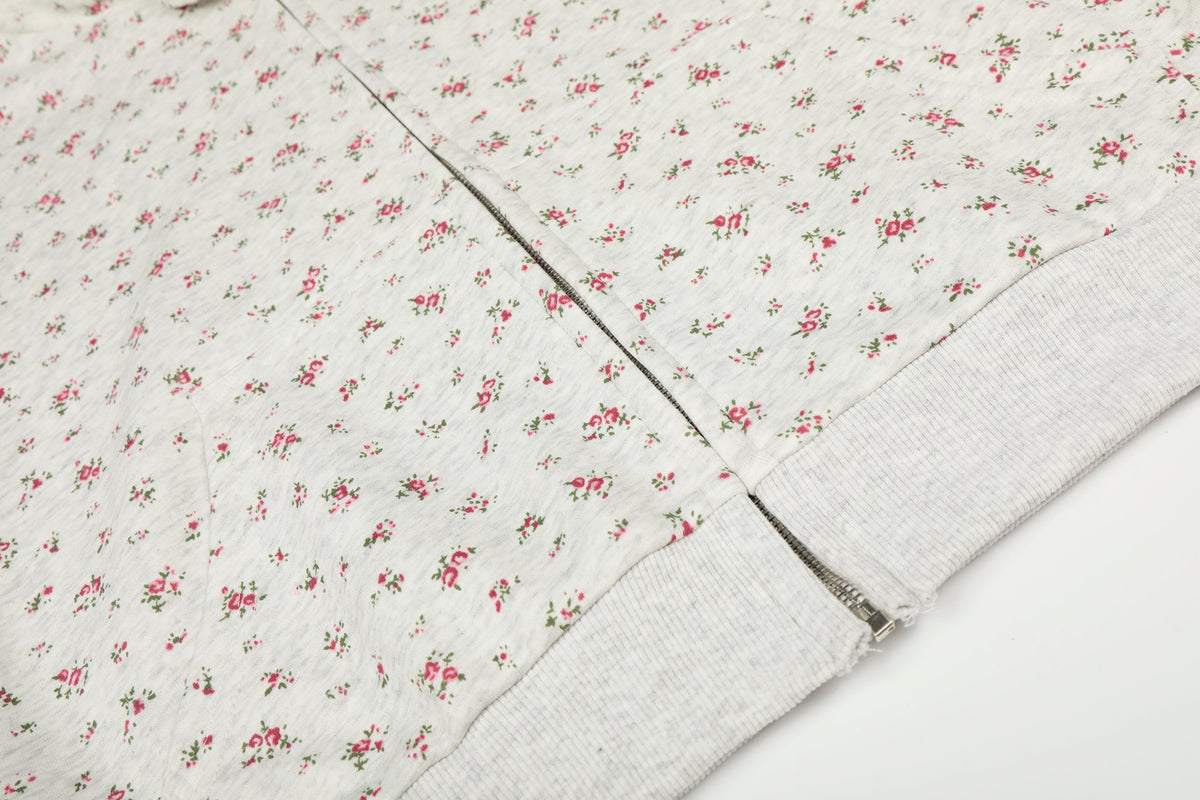 Madxmarx Floral Balaclava Zip Hoodie