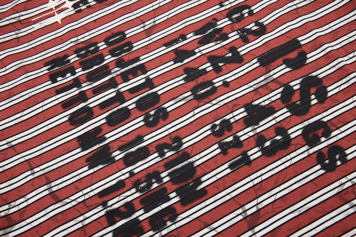 Madxmarx “Graffiti Stripe Chaos Tee”