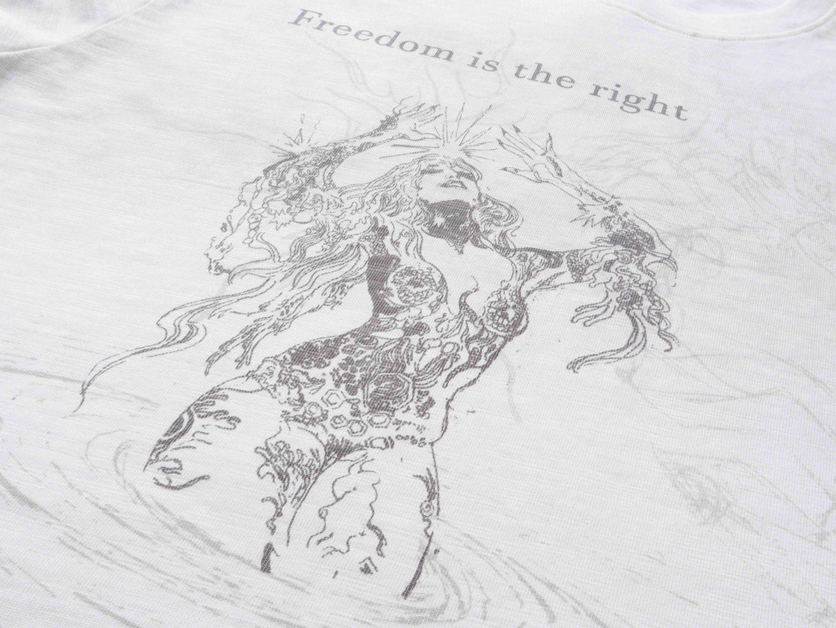 Madxmarx “Freedom Sketch Long Sleeve Tee”