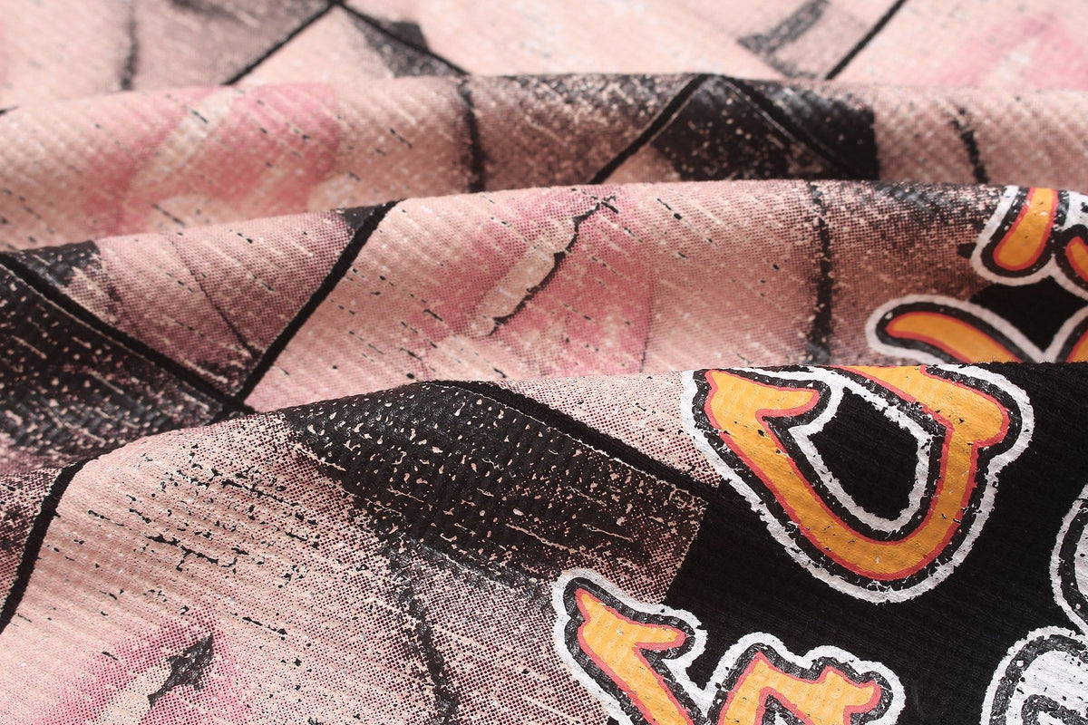 Madxmarx Vintage Graphic Waffle Long Sleeve