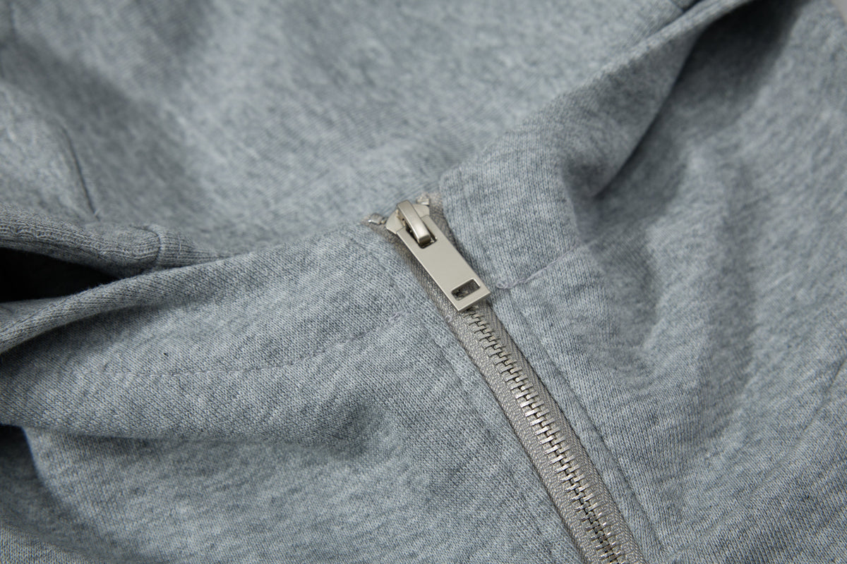 Madxmarx Curved Panel Full-Zip Hoodie