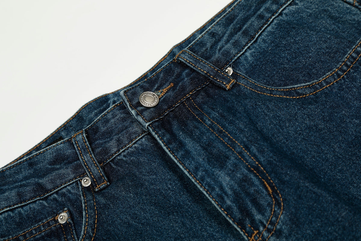 Madxmarx Deep Indigo Balloon Wide-Leg Jeans