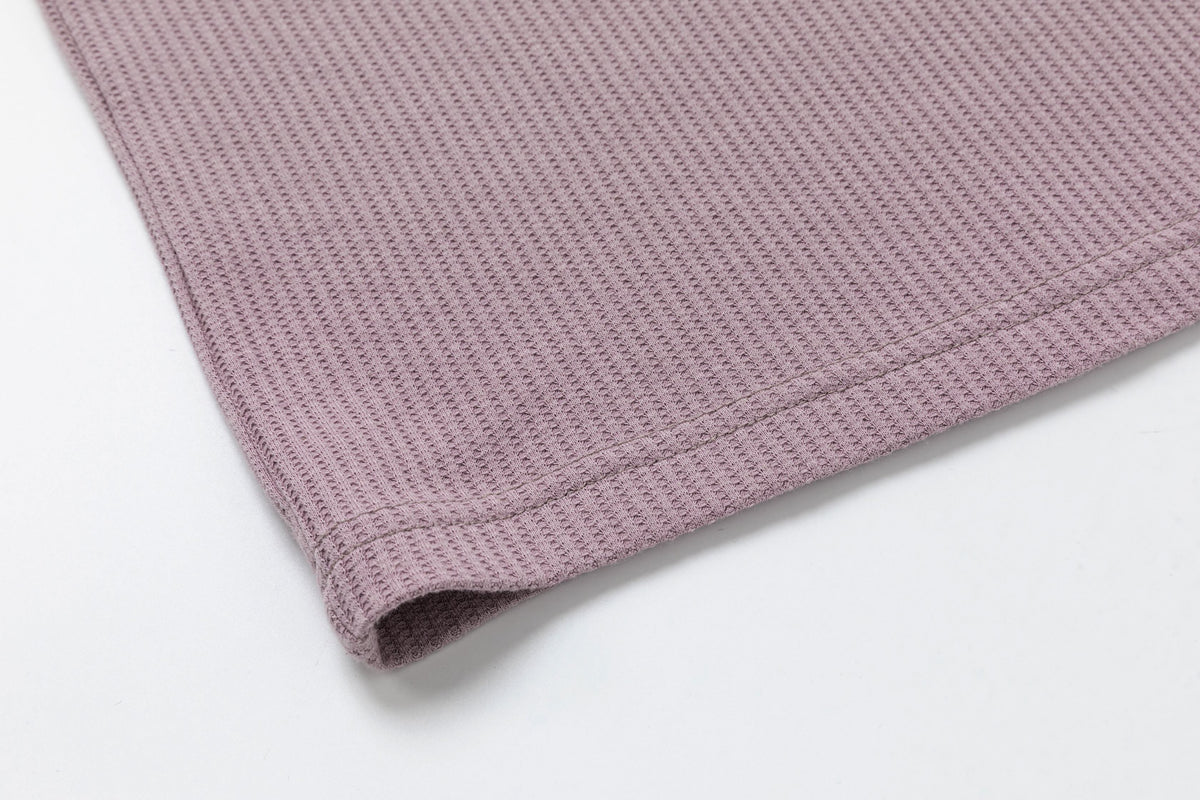 Madxmarx Layered Waffle Polo Tee