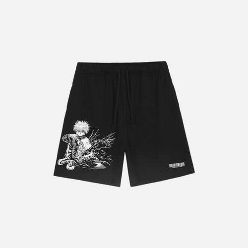 Shorts pour garçons animés - Garçon avec une épée / S