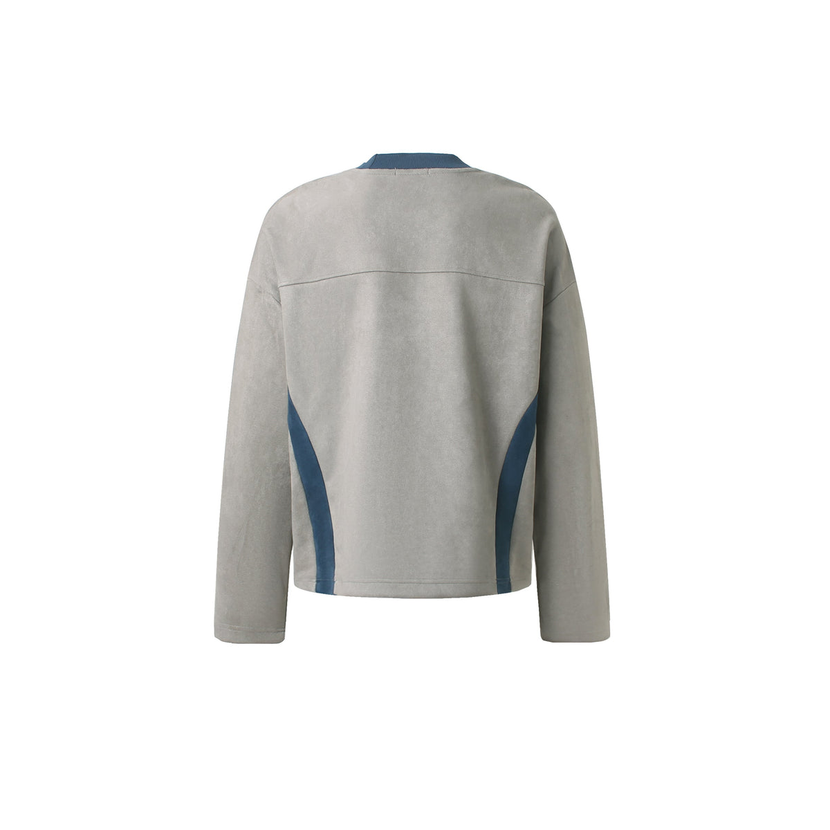 Madxmarx Contrast Panel Washed Long Sleeve Tee