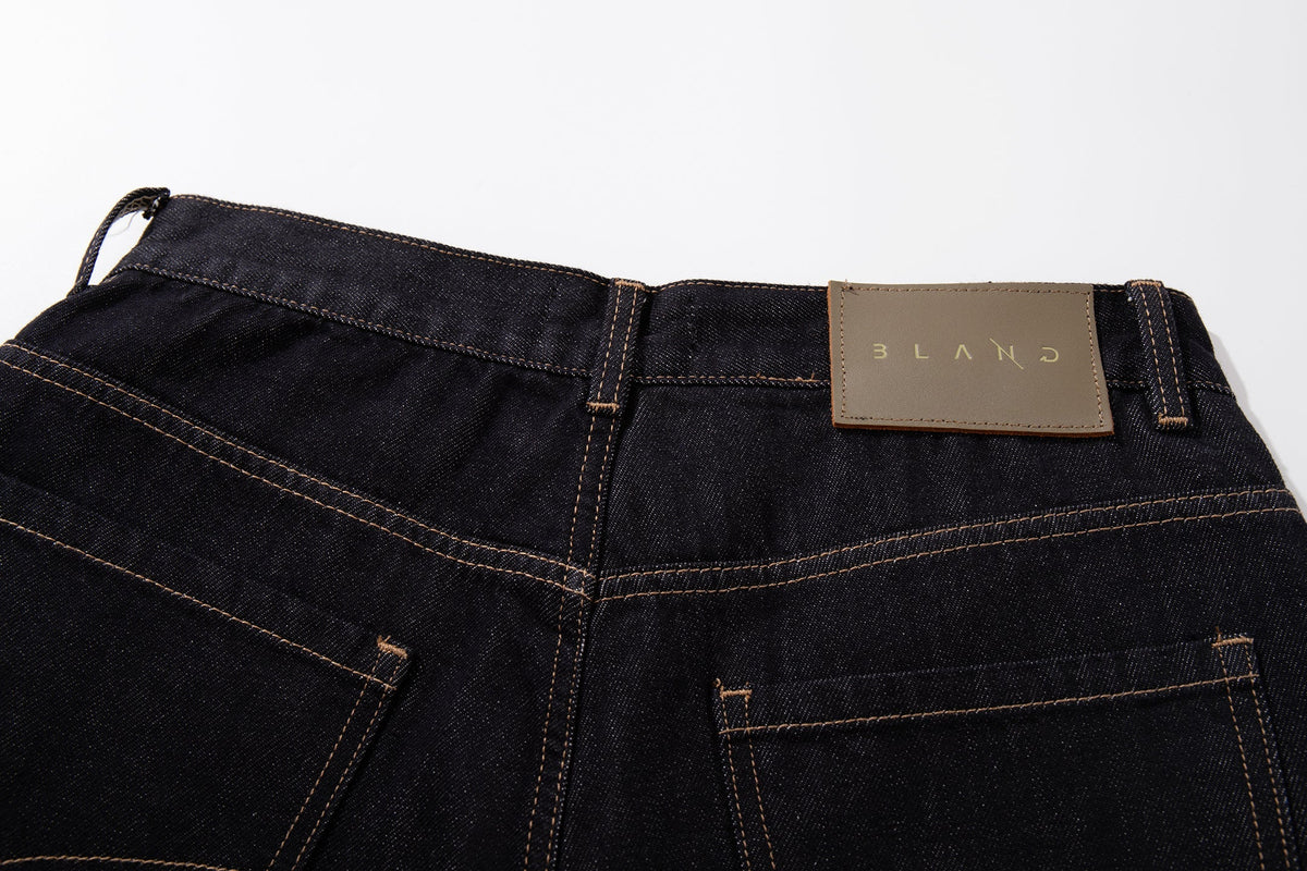 Madxmarx Plaid-Panel Wide-Leg Denim