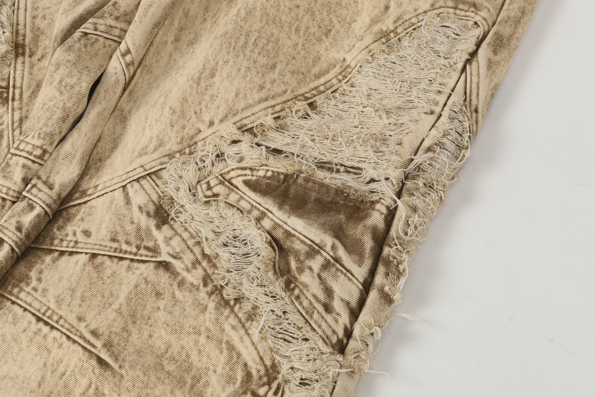 Madxmarx „Vintage Distressed Panel Jeans“
