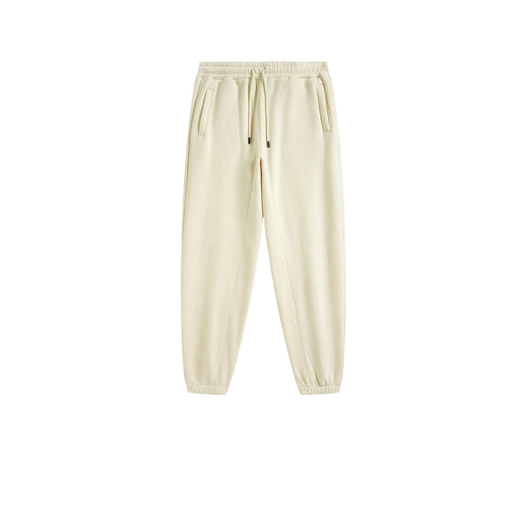 Felpa oversize con fodera in pile e pantaloni della tuta con fodera in pile
