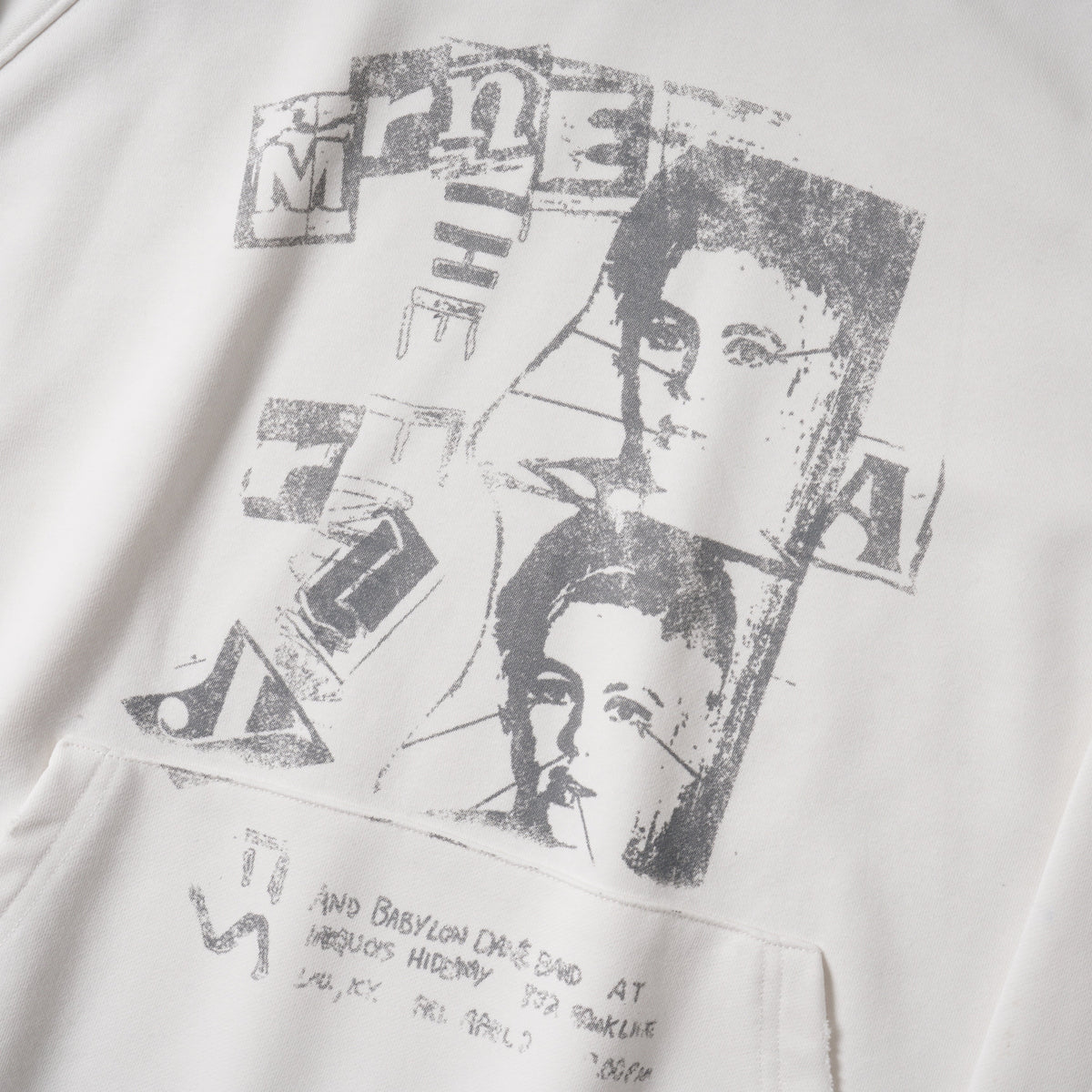 Madxmarx Portrait Graphic Pullover Hoodie