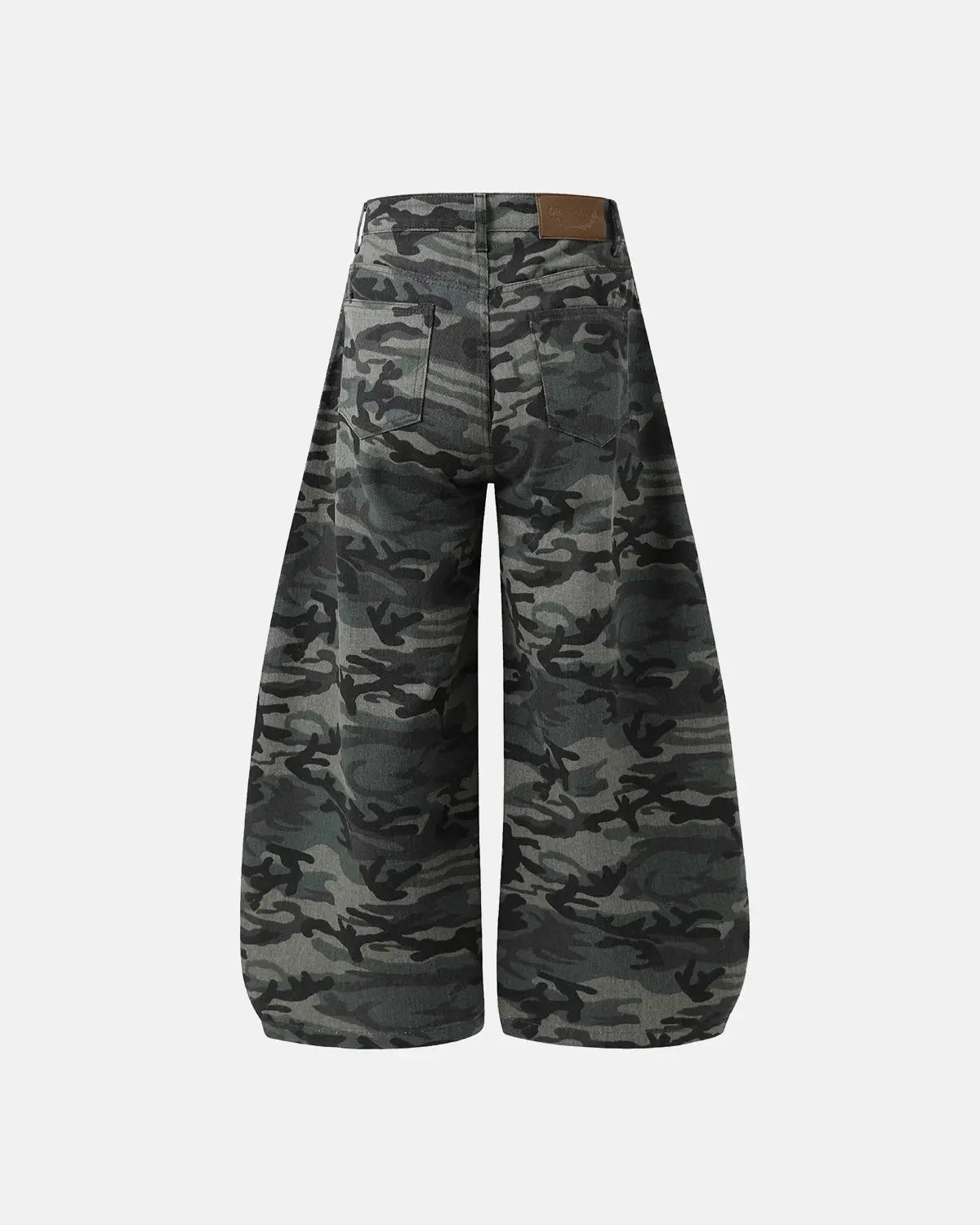 Rhinestone Camo Barrel Pants