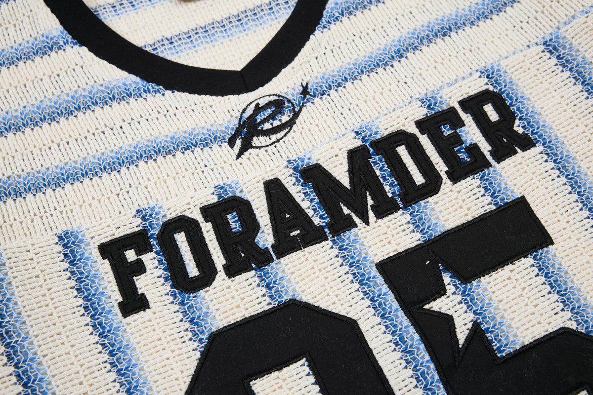 Madxmarx “Varsity Stripe Knit Tee”