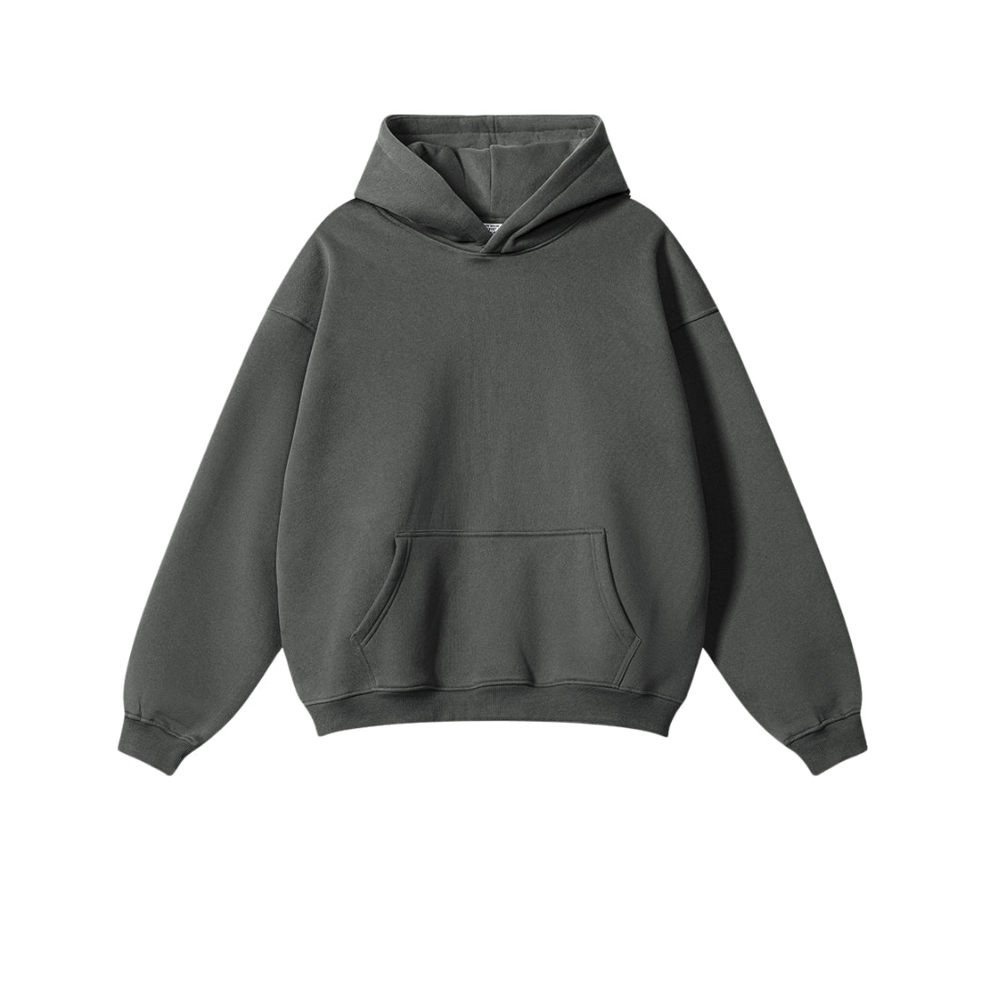 dark gray hoodie