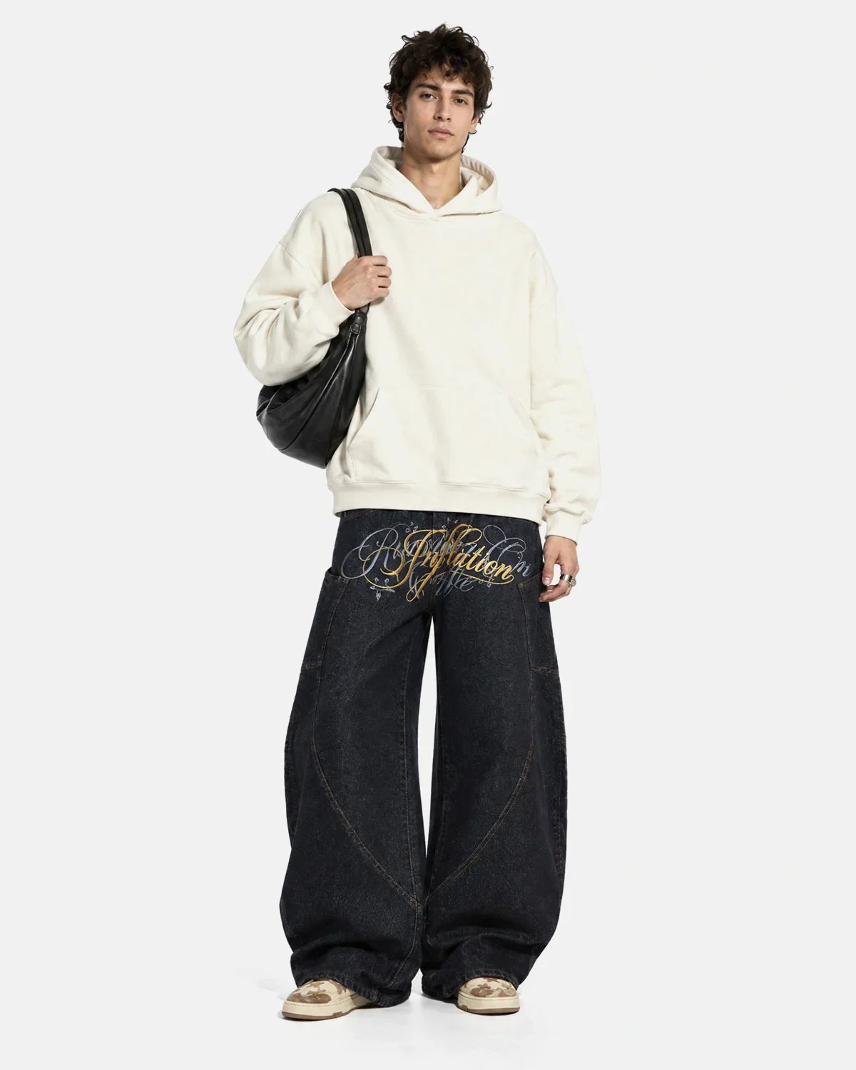 Thermal Fleece Oversized Pullover Hoodie MADXMARX