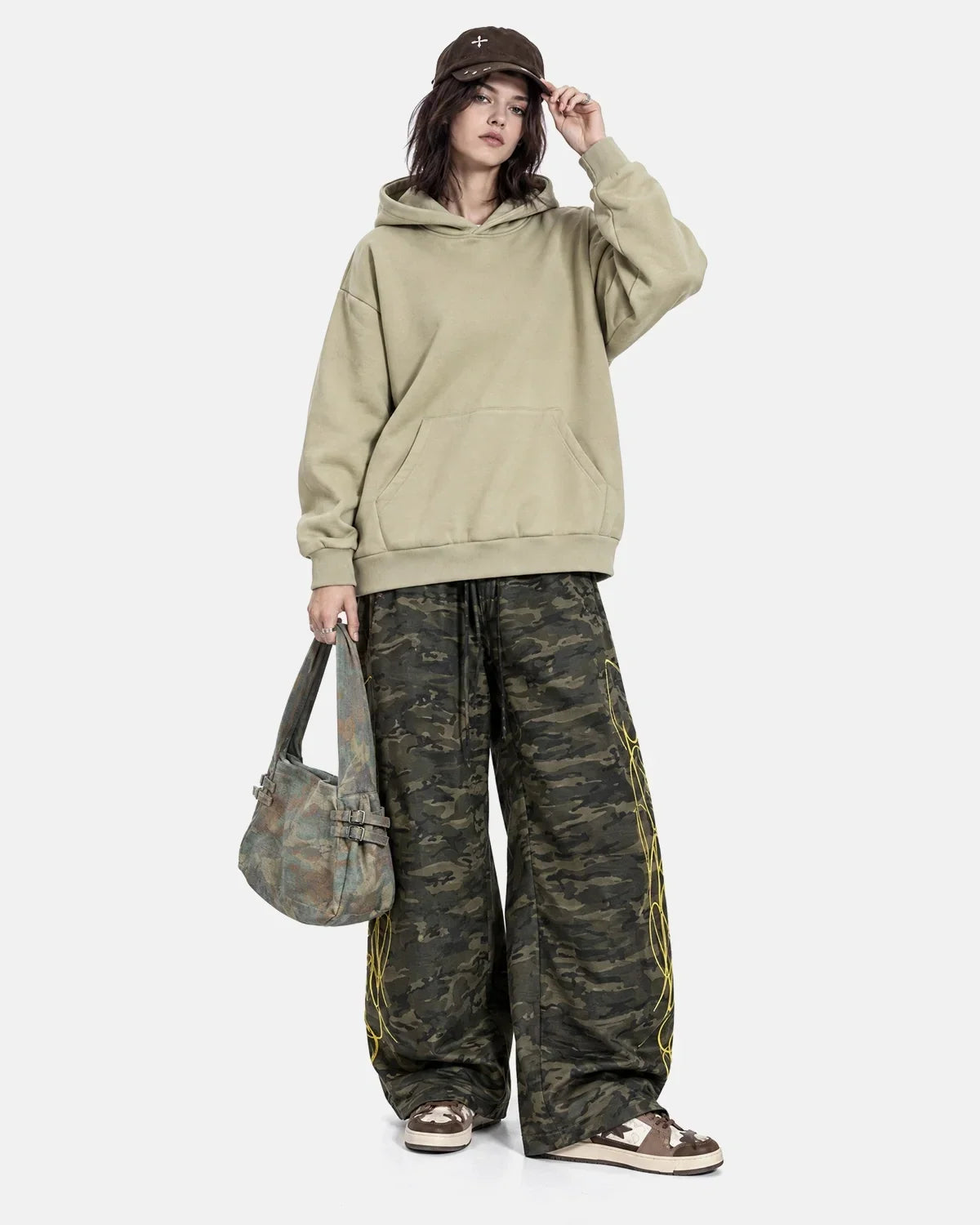Thermal Fleece Oversized Pullover Hoodie MADXMARX