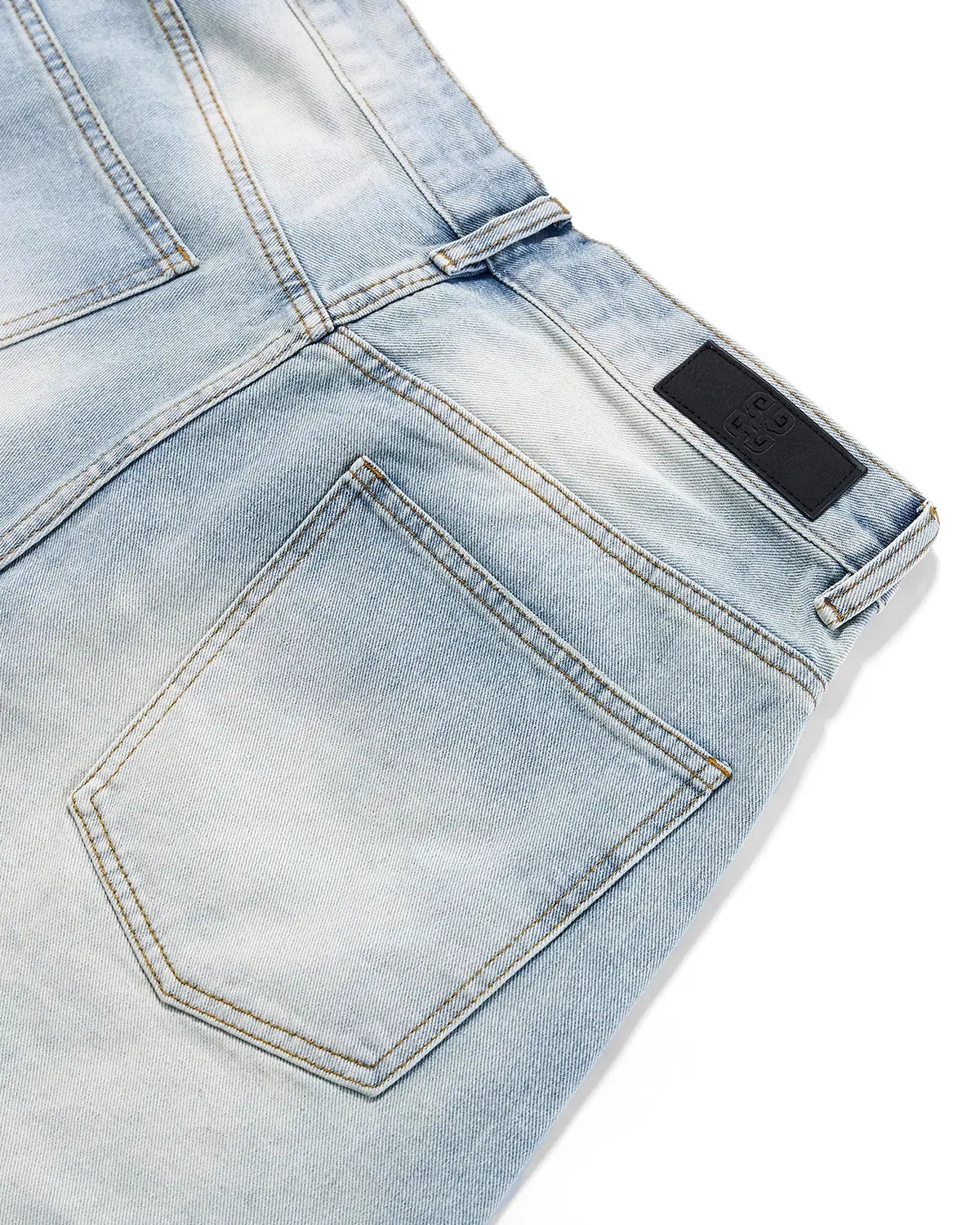Metal Clasp Baggy Jorts