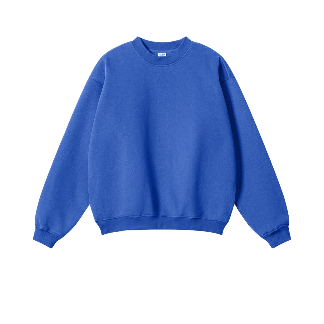 Fleece Lining Oversize Sweatshirt