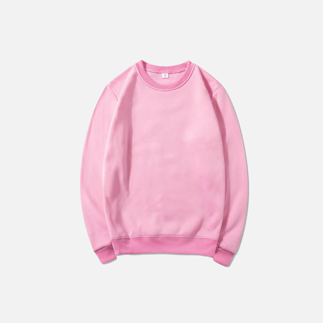 Essential Solid Color Blank Sweatshirt