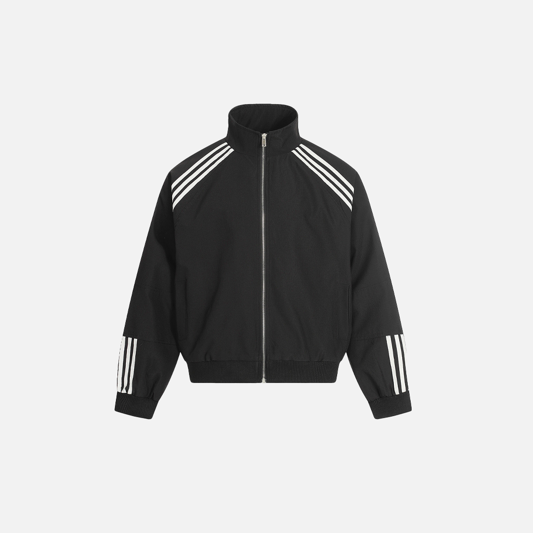 Striped Athletic Jogger Pants & Windbreaker Jacket