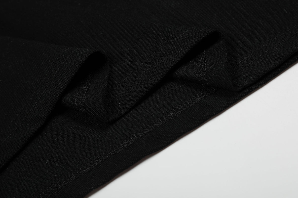 Madxmarx “Classic Stripe Crest Polo Tee”