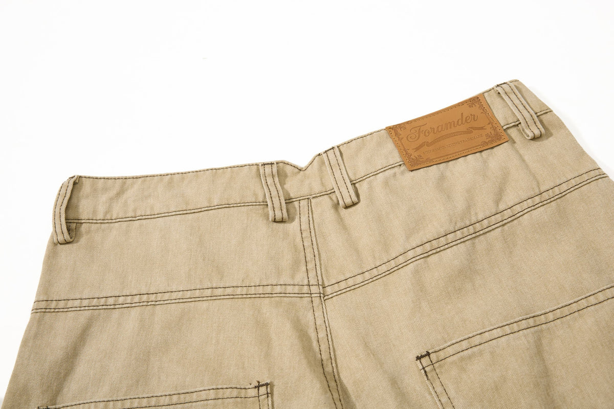 Madxmarx Military Rope Wide-Leg Pants