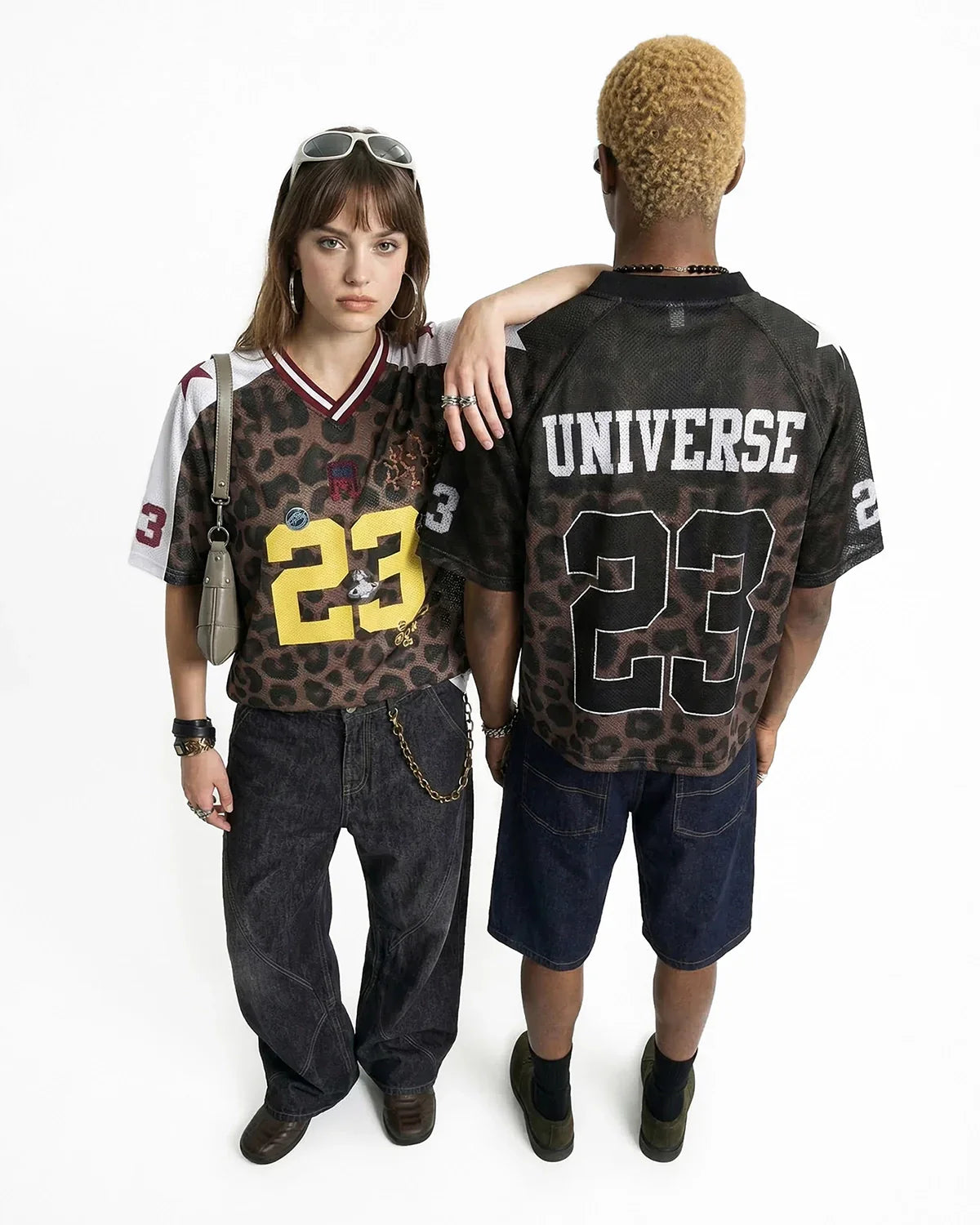 Number 23 Leopard Mesh Jersey
