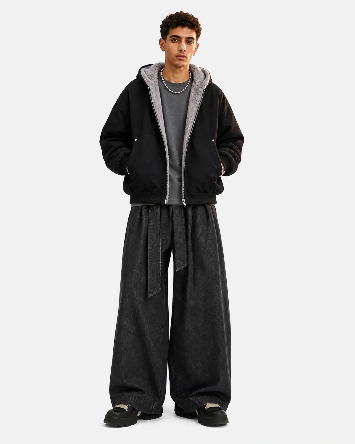 Cleanfit Faux Fur Lined Hooded Padded Jacket