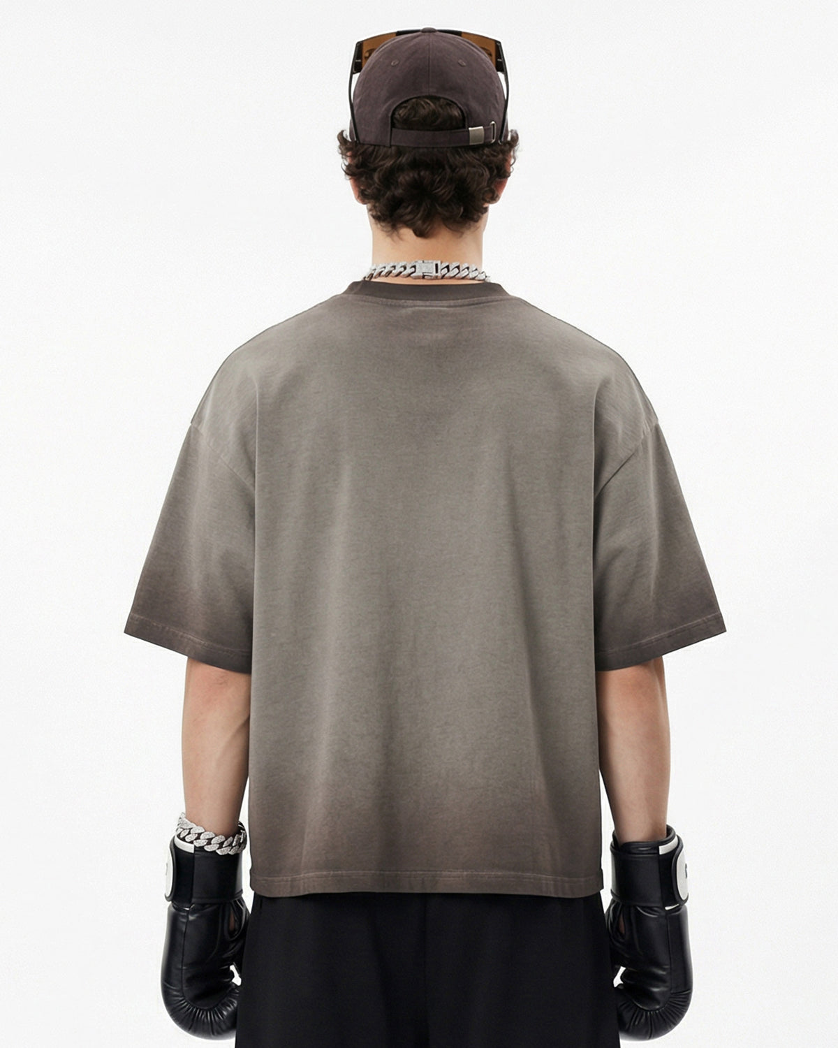 Monkey Washed Dyed Fade Boxy T-Shirt