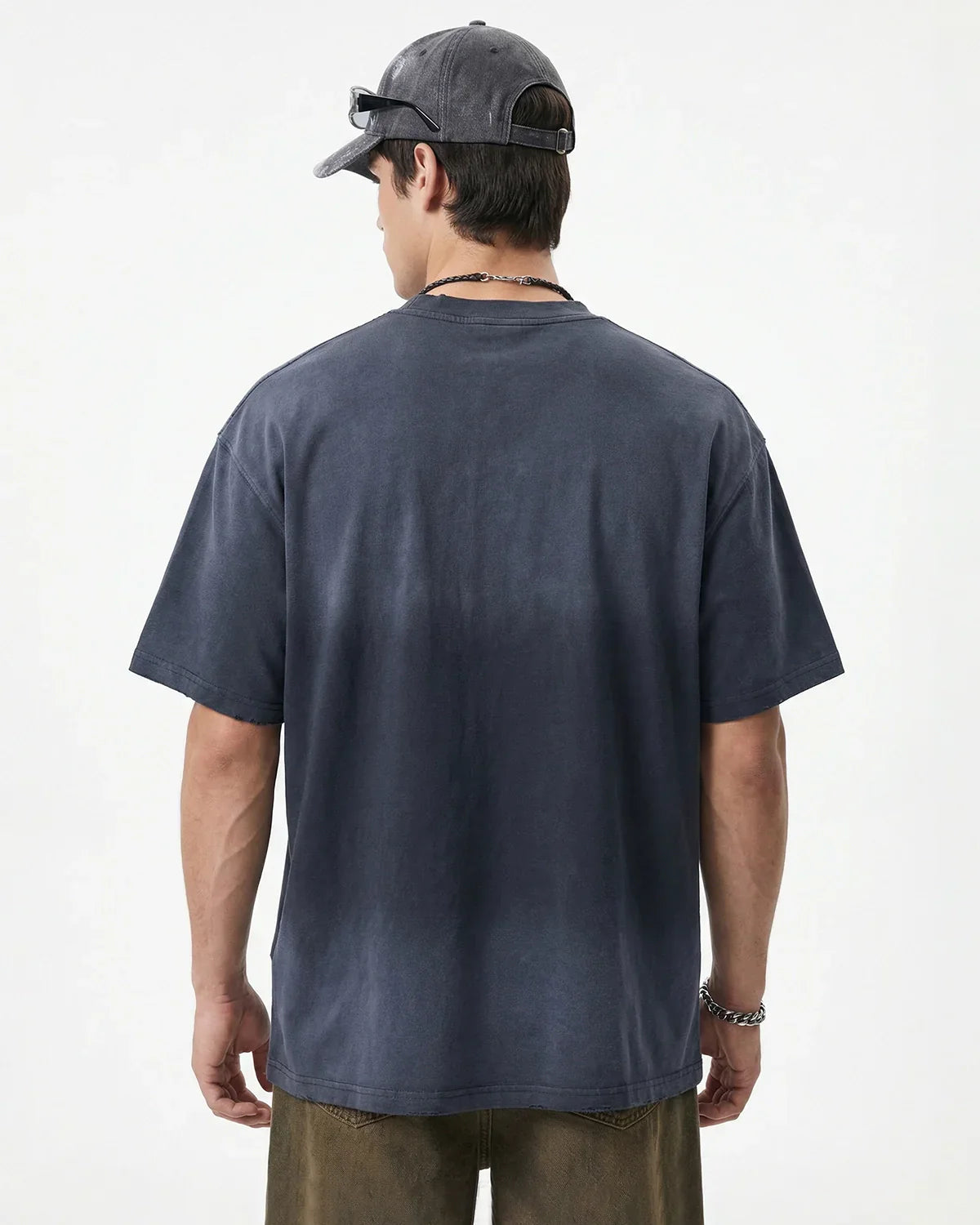 Monkey Washed Ripped Graphic Tees