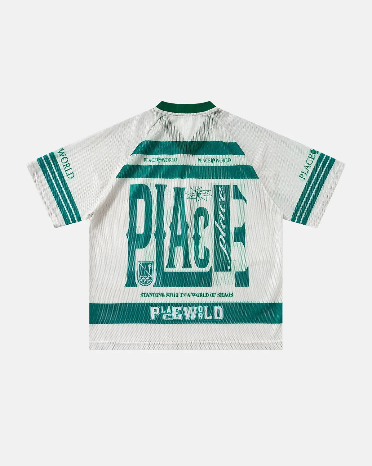 Oversized Letter Mesh Jersey