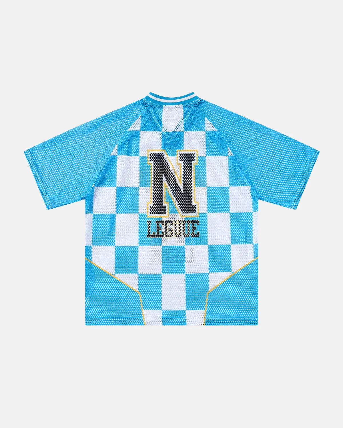 Varsity Checkerboard Mesh Jersey