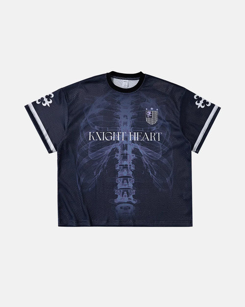 Camisa de Tela com Estampa de Esqueleto de Raio-X - Conforme imagem / M