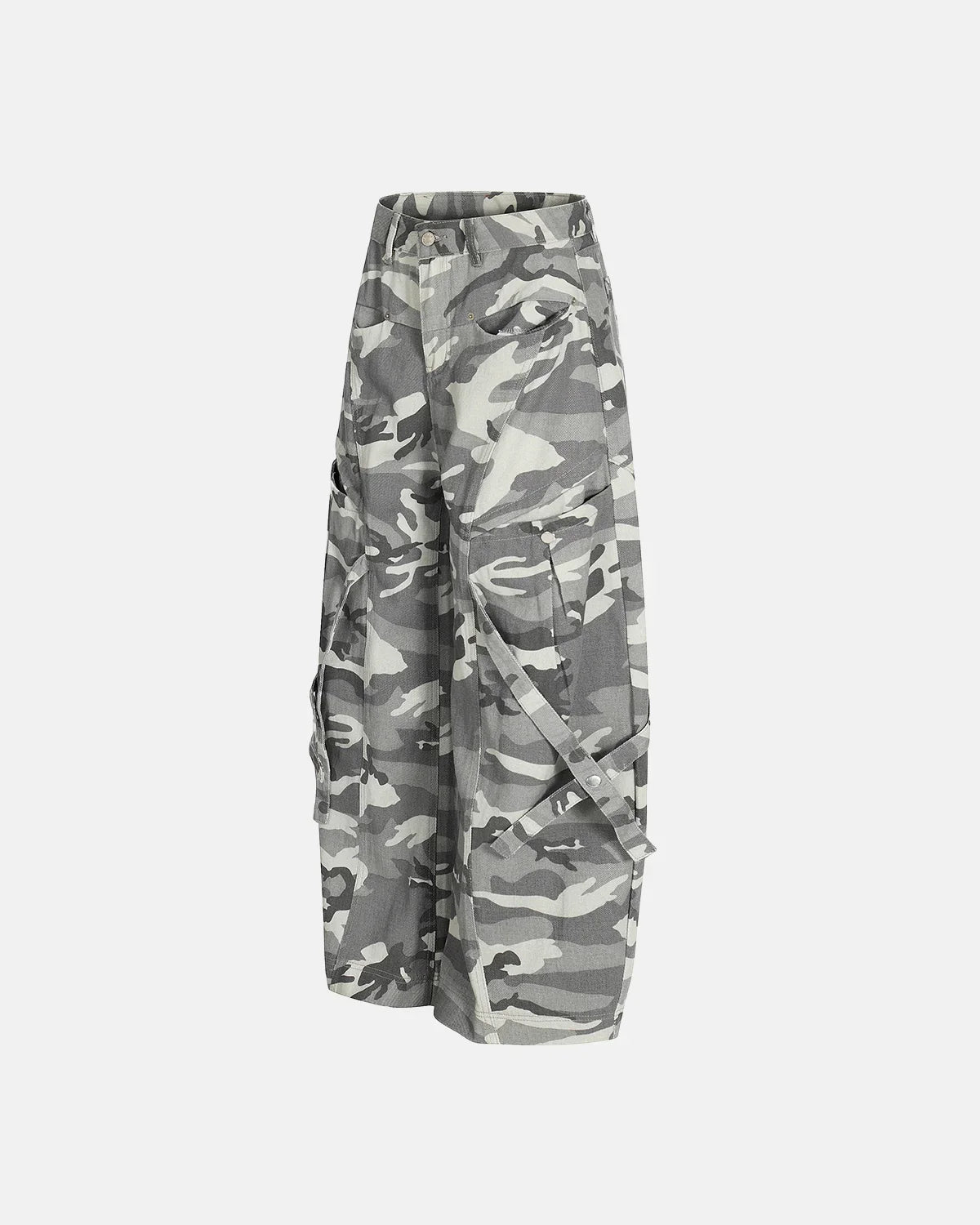Multi-Pockets Barrel Camouflage Cargo Pants