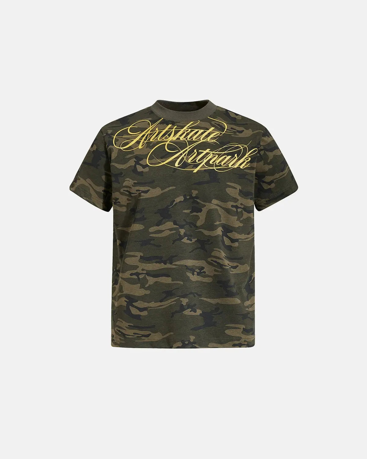Camo Script Boxy T-Shirt