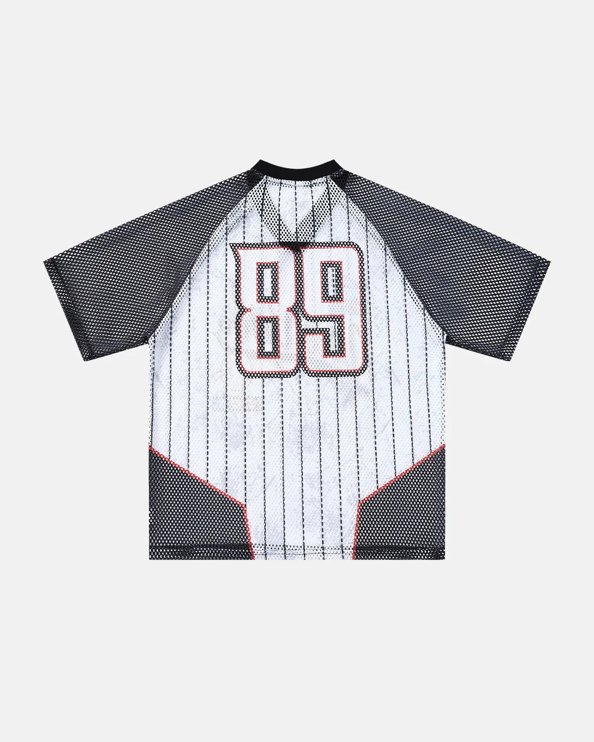 Pinstripe Colorblock Mesh Jersey