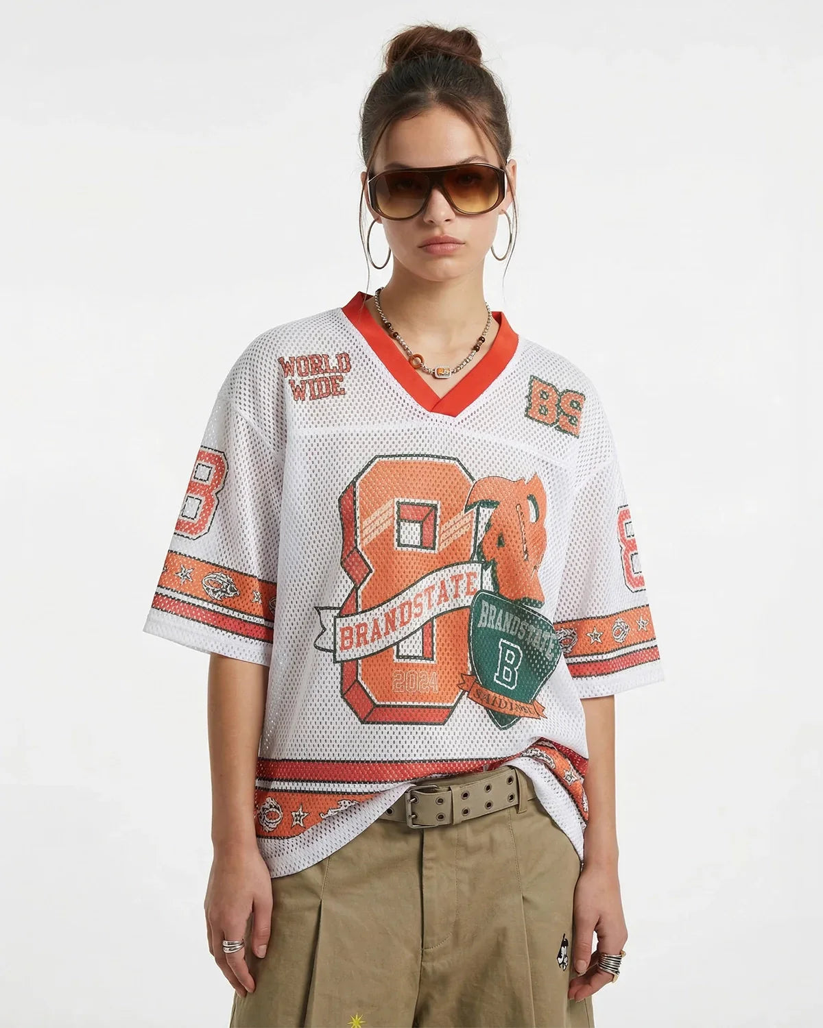 Vintage Oversized Mesh Jersey