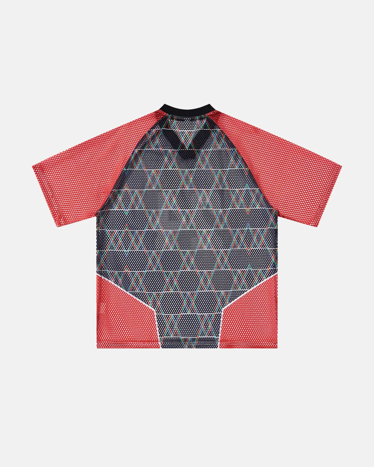 Color-Block Oversized Mesh Jersey